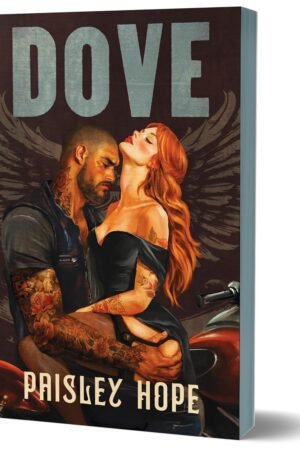 The paperback "Dove (Deluxe Edition) (The Soldiers of Bedlam)" by Paisley Hope features cover art of a tattooed man holding a red haired woman in black, with wing motifs and a motorcycle nodding to the series.