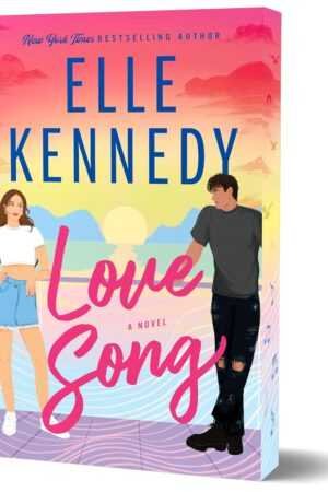 Love Song (Deluxe Edition) By Elle (Paperback): Illustrated cover shows a young woman in a white top and denim skirt with a young man in a dark shirt and ripped jeans, standing before a vibrant sunset.