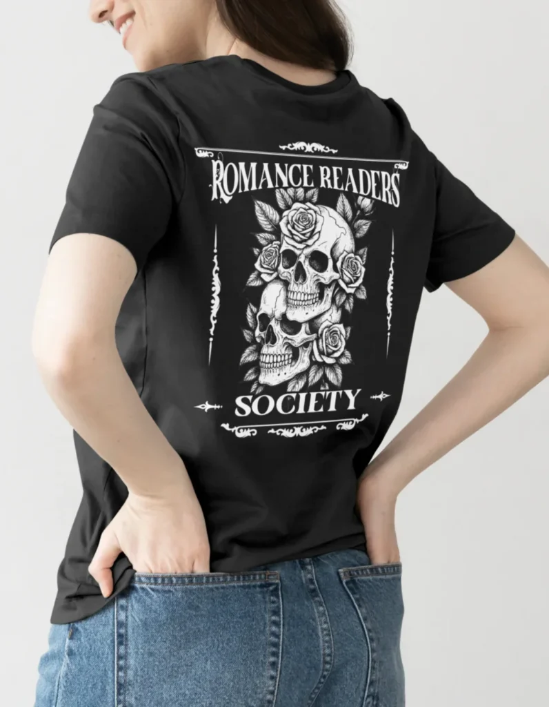 Romance Readers Society Tee, back print