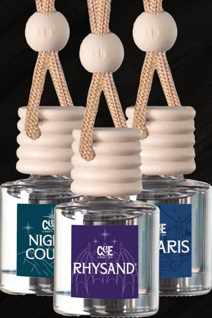 A Court of Thorns and Roses car fresheners: Night Court, Rhysand and Velaris